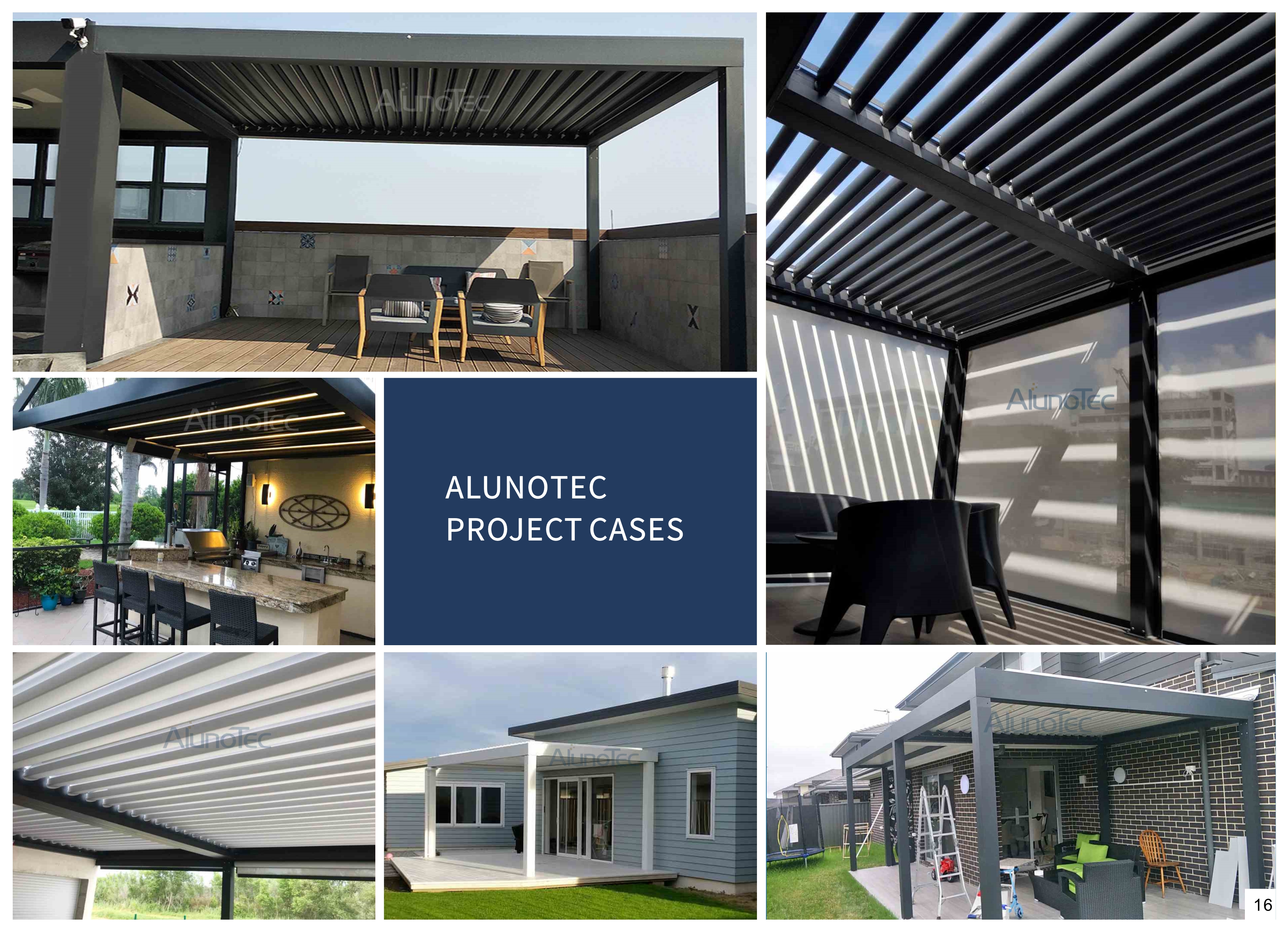 Gallery Detail Aluminum Pergola Alunotec