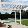 Pergola Louvre Roof System With LED Lights