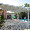 Waterproof PVC Retractable Awning Pergola Systems 