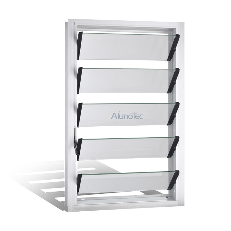 Aluminum Glass Louvre Windows For House