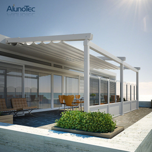 Outdoor Aluminium Retractable Roof Shading System