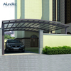 Customized Garage Luxury 4 Posts Waterproof Carport Alu Parking Aus Aluminium Door with Double Slop