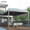 Aluminum Awning Electric Remote Control Pergola For Garden 
