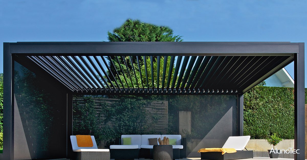 Standalone Outdoor Living Space - Aluminum Pergola-alunotec