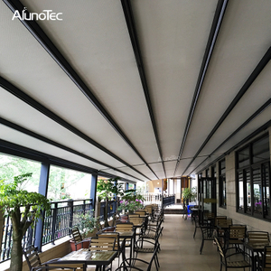 China Wholesale Opening Retractable Canopy Waterproof Aluminum Retractable Roof Awning 