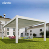 Customize Aluminum Awning Adjustable Gazebo Shade Pergola With Louvered Roof