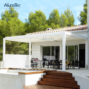 Electric Aluminium Pergolas Outdoor Metal Aluminium Pergola 