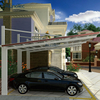Good Quality Aluminum Flat Roof Metal Sun-Shading Carport For Home 