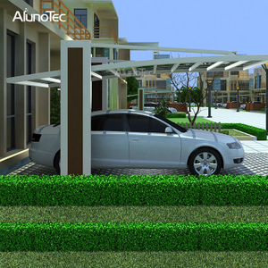 2020 Metal Luxury 2 Posts Garage Cover Aluminum Carport Kits for Car