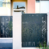 Art Decorative Carving Aluminum Perforated Metal Screen Door for Garden