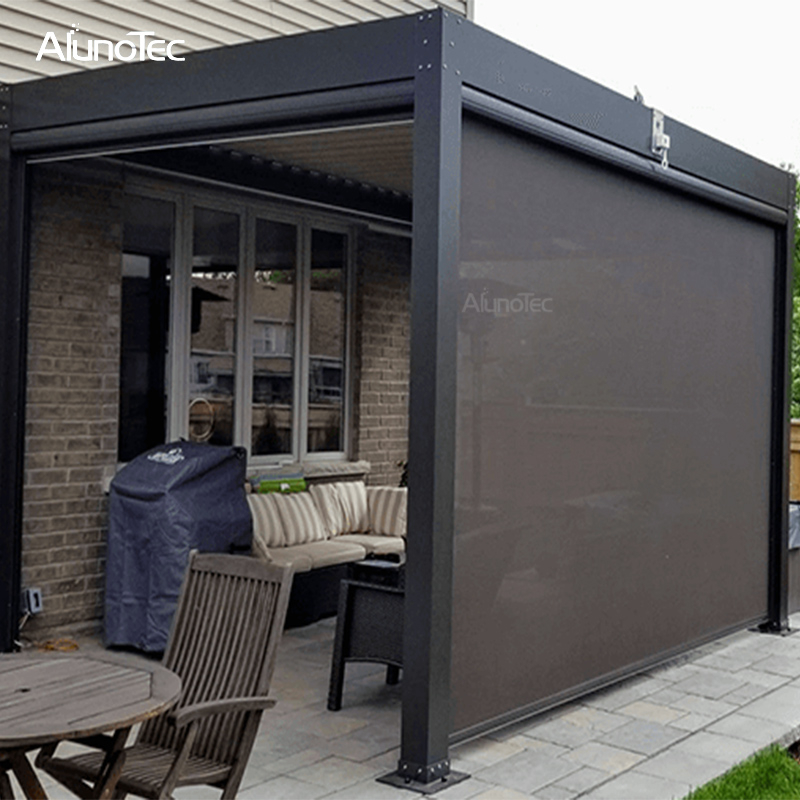 Antiinsect Fabric Waterproof Outdoor Roller Blinds Privacy Safety