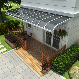 Customized Polycarbonate Sheet Aluminum Window Awnings 