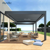 Low Price Motorized Aluminum Pergolas With Screens And Lights 