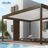 Bioclimatic Garden Furniture Gazebo Motorized Aluminum Pergola Kits For Front Porch 