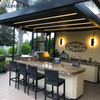 Luxury Easily Assembled Bioclimatic Pergola With Side Sun Screen