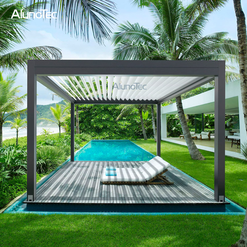 Remote Controlled Adjustable Cover Pergola For Outdoor Patio