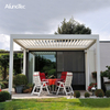 Outdoor Vergola Opening And Closing Pergola Louvre Roof System