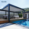 Waterproof Louver Roof System Outdoor Gazebo Garden Bioclimatic Aluminum Pergola