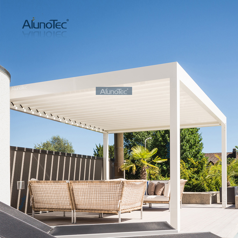 Patio Cover Gazebo Louver Roof, Adjustable Patio Covers Cost