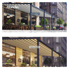  AlunoTec Motorized Pergola System with Retractable Louvers