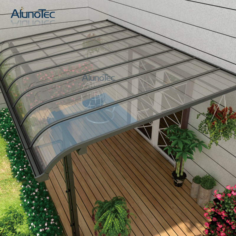 Customized Garden Metal Polycarbonate Patio Canopy Awning for