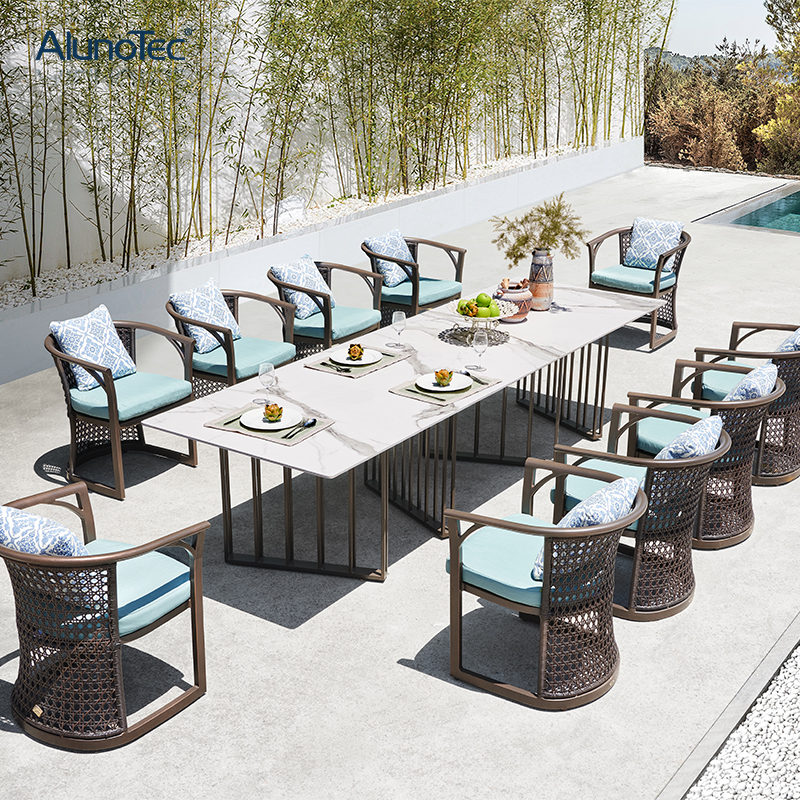 Outdoor Rattan Chairs, Outdoor Dining Room Sets For 10