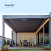 AlunoTec Configuration Pricing Area Home Deck Aluminum Pergola Privacy Shades with Sliding Glass Doors