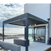 AlunoTec 3x3 4x4 Size Patio Outdoor Installation Structures Pergola Ideas Louvre Roof Price for Quote