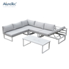 Outdoor Modular Sectional Upholstery Garden Set Patio Sofa Furniture