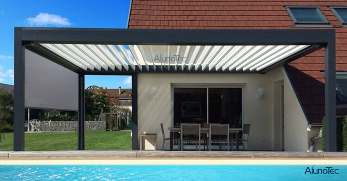 Motorized Opening Roof Pergola