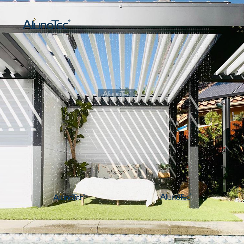 ALUNO Balcony Attached House Electric Opening Roof for Sale