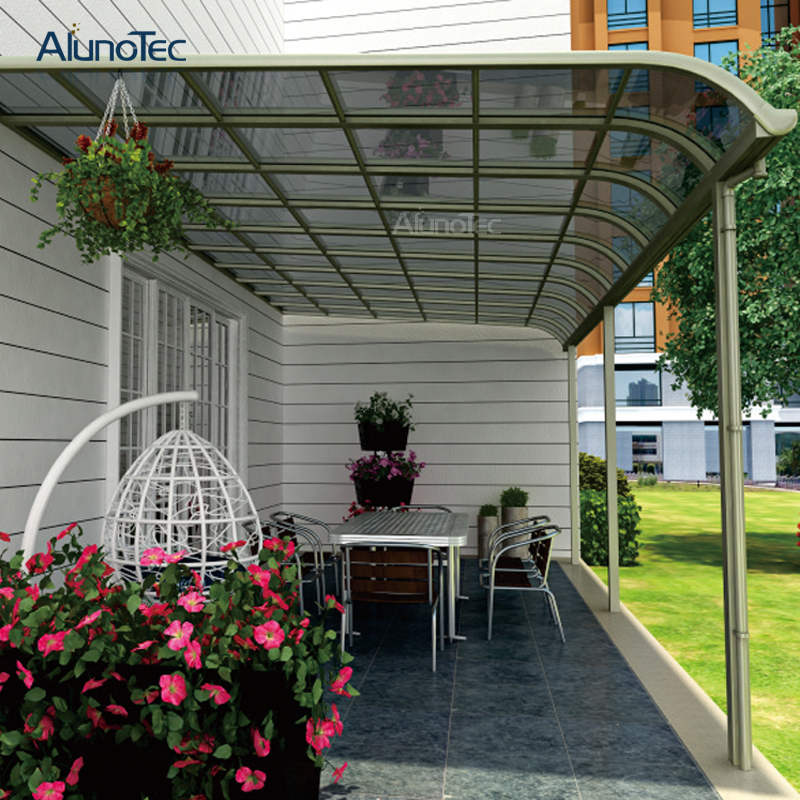 Waterproof Polycarbonate Rain Shed Awning with UV Treated for Balcony
