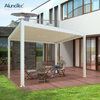 Standard Bioclimatic Manual Cranker Waterproof Aluminum Louver Roof Garden Pergola