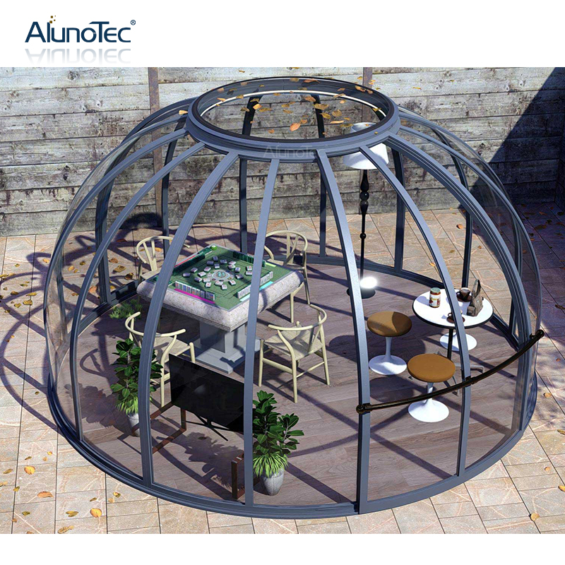 Tent Dome Star View Family Outdoor Polycarbonate Roof Modular Transparent Aluminum Nano Roundhouse Sunroom