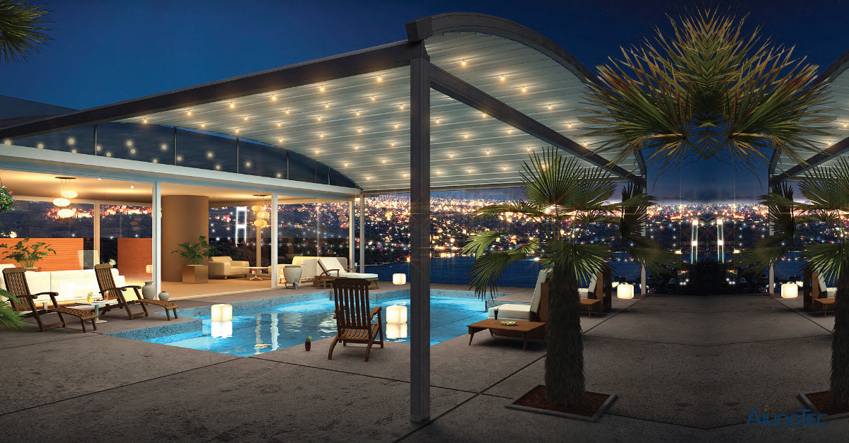 Retractable Roof Pergola Shows You The Stars
