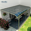 Unique Design Sun Shade Standard Garden Aluminium Patio Awnings Balcony Curved Canopy