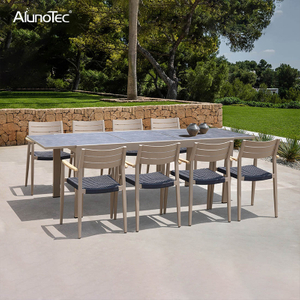 Aluminum Patio Outdoor Lounge Dining Set Garden Furniture
