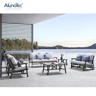 Aluminum Patio Furniture Swing Leaisure Sofa Outdoor Sofa Set