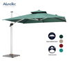Modern Garden Furniture Patio Parasols Aluminum Roman Outdoor Cantilever Umbrella