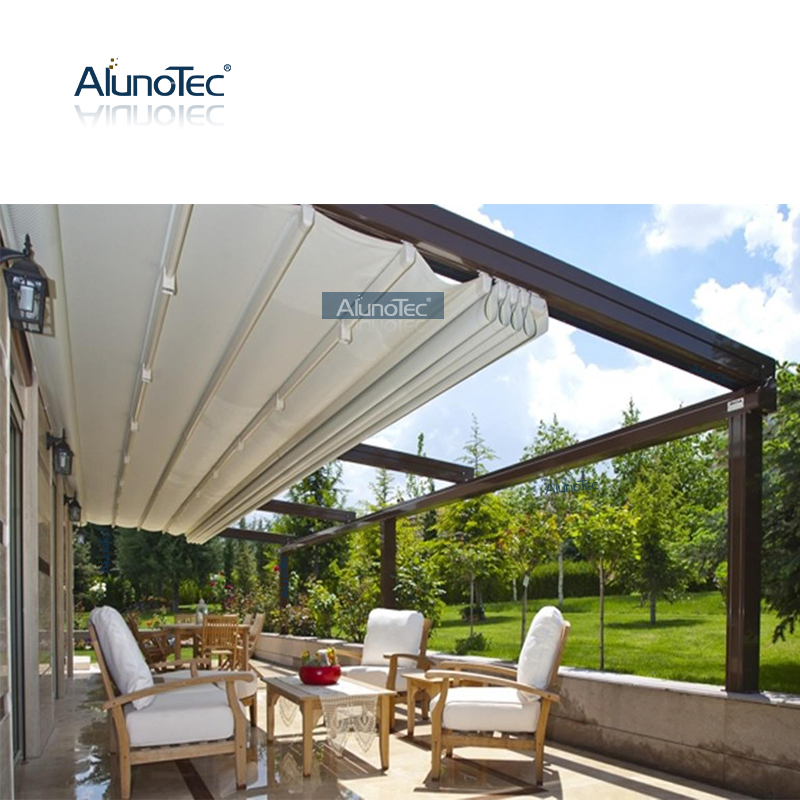 Customize Foldable Aluminum Retractable Awnings with Sliding Roof
