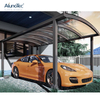 Outdoor Bending Polycarbonate Roof Patio Covers Awning Aluminum Curved Carport 