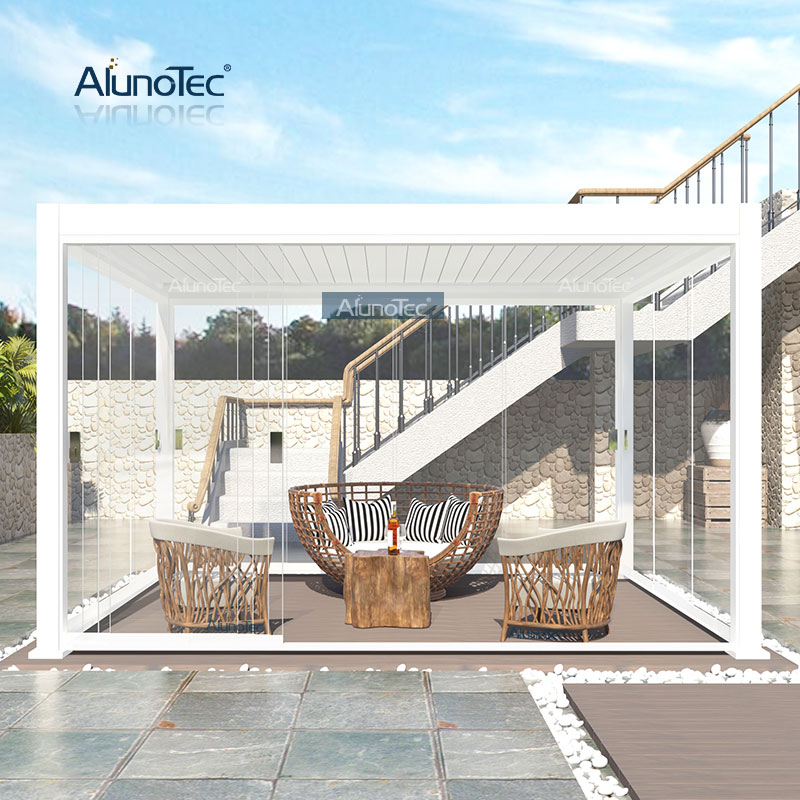 PERGO-LITE 12'x12' Delivery Price Solar Pergola Patio Solutions Balcony Sun Cover for Deck 