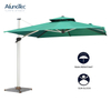 Rectangle Roof Outdoor Balcony Leisure Canopy UV Resistant Umbrella with Aluminum