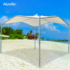 3d Cambered Patio Canopy Polyester Fabric Awning Outdoor With Steel Frame