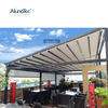  Outdoor Waterproof Motorized Opening Closing Awning Systems with LED Lights