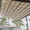 Remote Controlled Pergola Awning Motorized Retractable Roof with Operable Louvers 