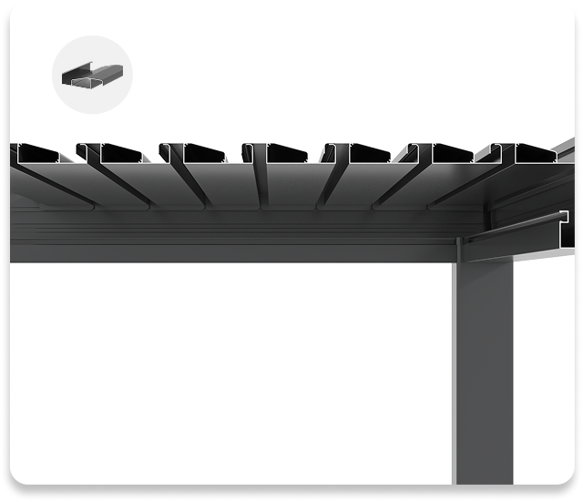 louvered pergola