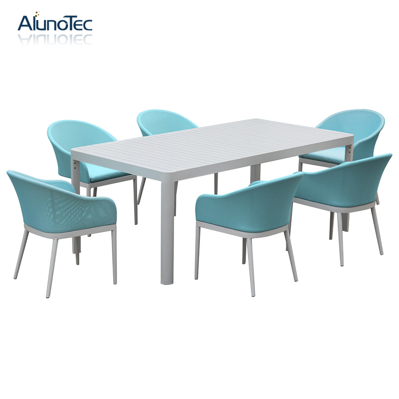 Residential & Commercial 5 Pieces Aluminum Patio Furniture Outdoor