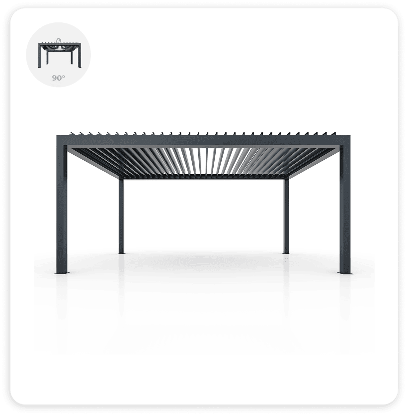 Aluminum pergola
