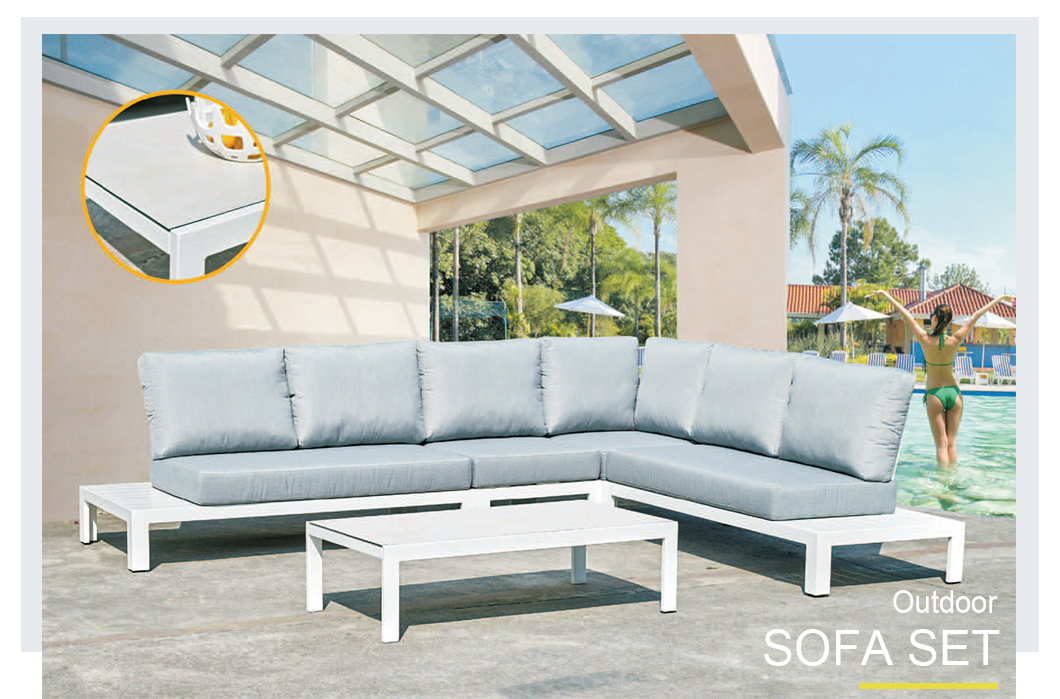 Luxury Outdoor Aluminium Garden Patio Furniture Double and Single Sofa Sets  - Buy Outdoor Furniture, double and single sofa, patio furniture Product on  Aluminum Pergola-AlunoTec